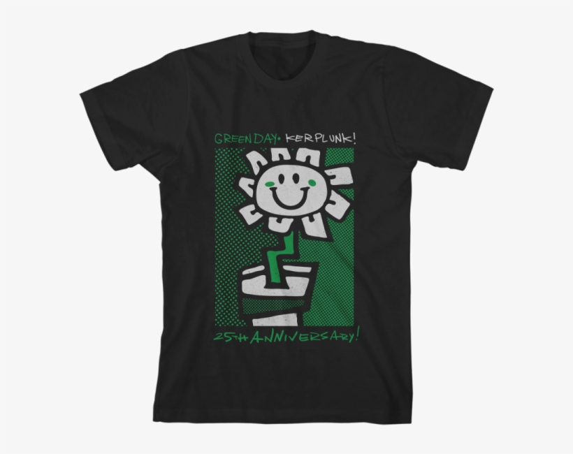 Kerplunk 25th Anniversary T-shirt - Green Day God's Favorite Band Shirt, transparent png #3218639