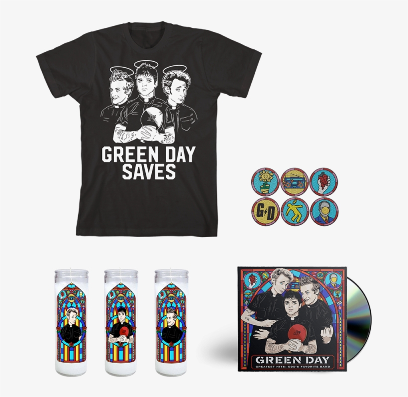 Disciple Cd Bundle - Green Day - Greatest Hits: God's Favorite Band (music, transparent png #3218661