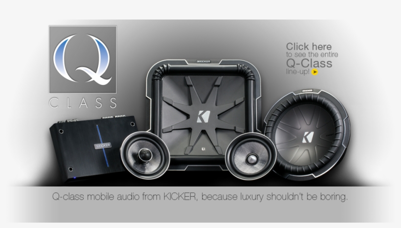 Kicker Q-class - Outrageous Audio, transparent png #3218692