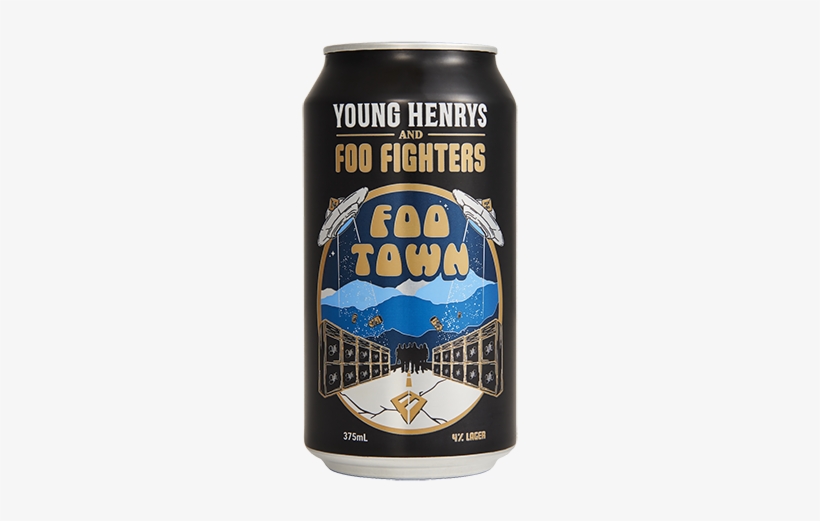 Beer Young Henrys & Foo Fighters Foo Town Lager - Foo Fighters Young Henrys, transparent png #3218946