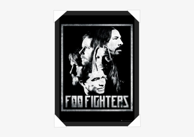 #210 - Foo Fighters Black And White, transparent png #3219085