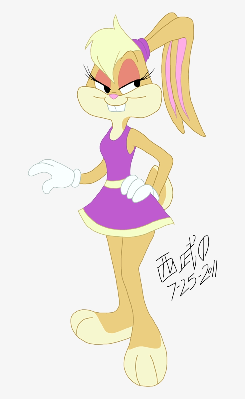 A Drawing Of Lola Bunny From Tlts - Lola Bunny, transparent png #3220133