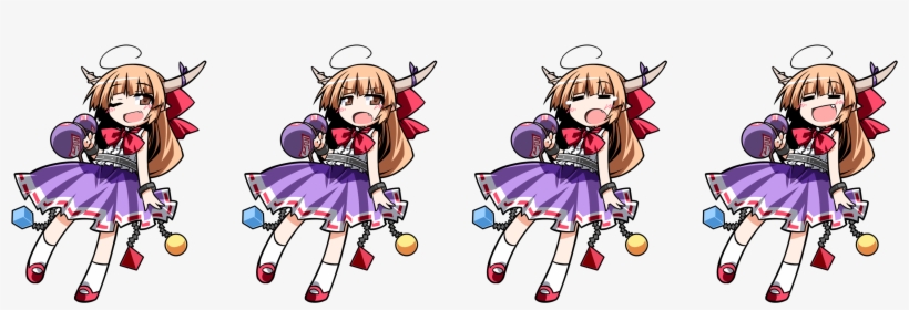 Click For Full Sized Image Suika Ibuki - Video Game, transparent png #3220364