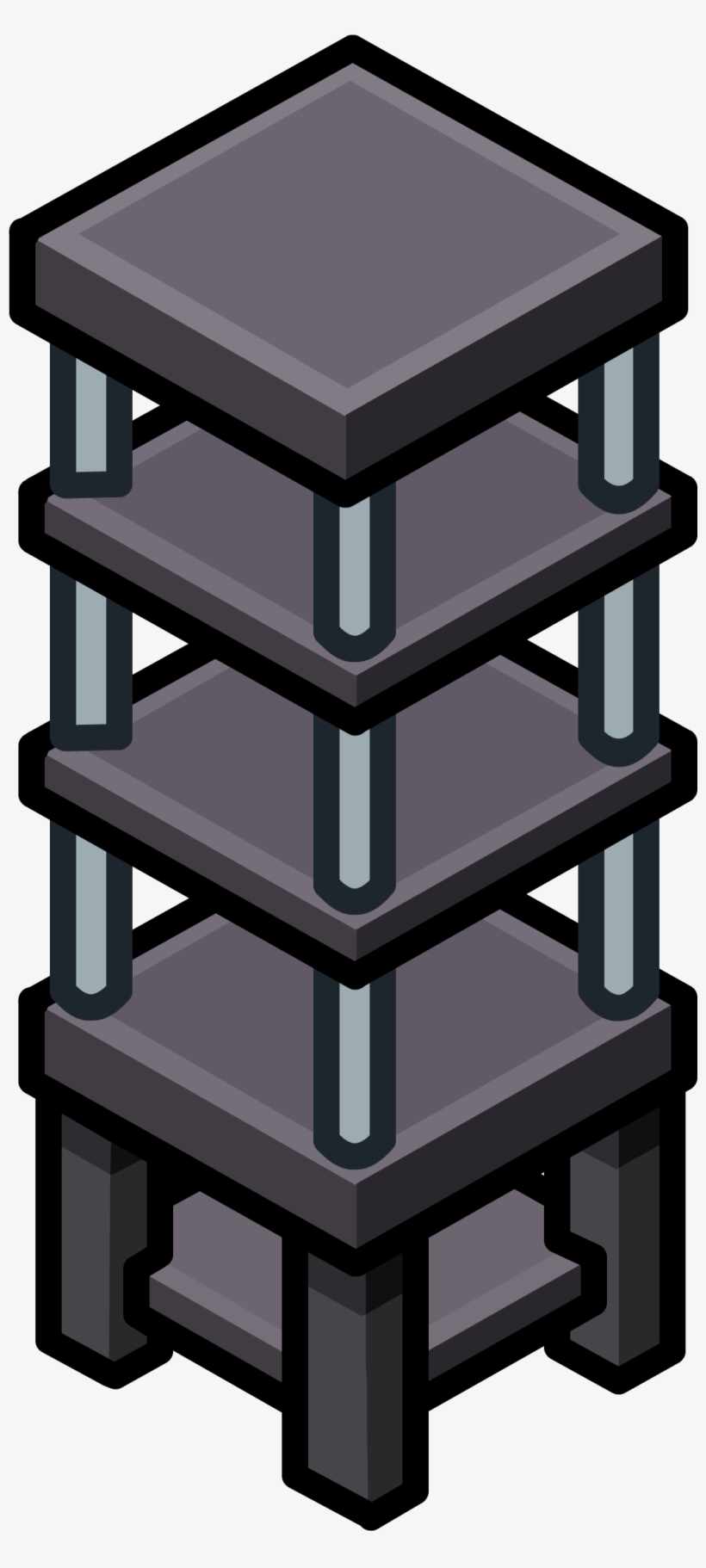Multi Shelves Icon - Club Penguin Torre De Estantes, transparent png #3220535