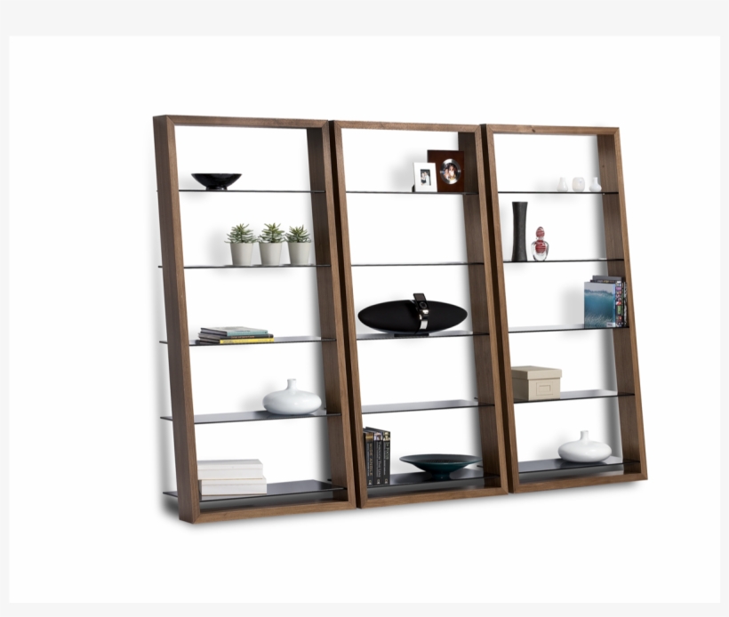 Eileen 5156 Shelves - Bdi Eileen 5156 Shelf - Espresso Stained Oak, transparent png #3220772