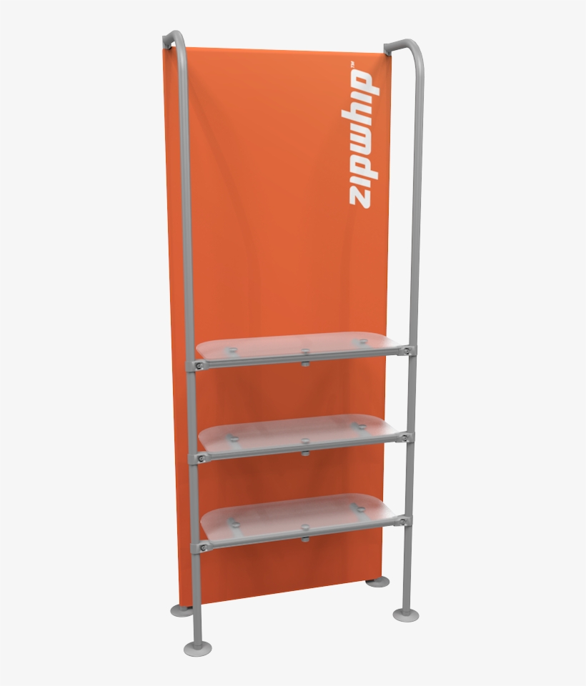Waveline Merchandiser 89" Three Shelves - Trade, transparent png #3220894