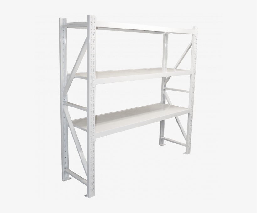 W 78" X D 24" X H 96" - Heavy Duty White Shelving, transparent png #3220918