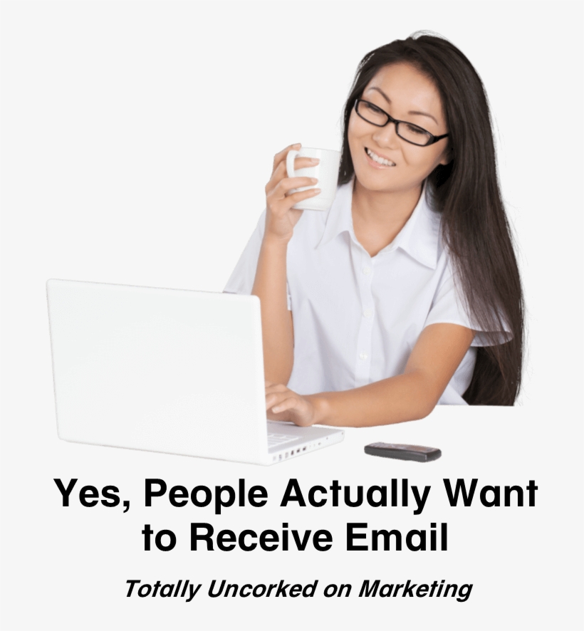 Woman Reading Email - Chas Logo Download, transparent png #3221303