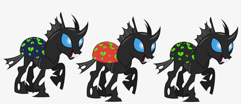 **wheretheheartroams Used "*roll Rolled - My Little Pony Changelings, transparent png #3221753