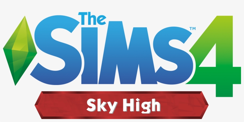 The Sims 4 Sky High - Sims 4 Get Famous Logo, transparent png #3221792