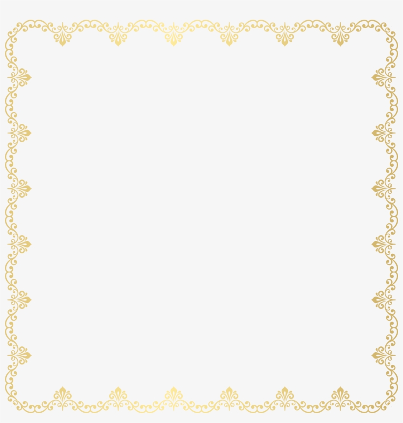 Deco Frame Border Transparent Png Clip Art Image, transparent png #3221827