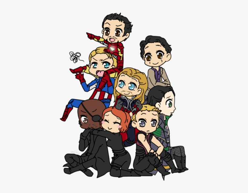 Nick Fury, Avengers, & Loki - Avengers Birthday Scenario, transparent png #3221893