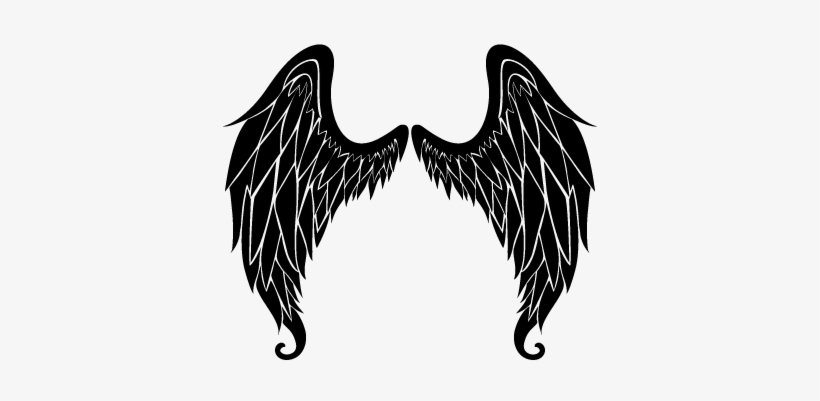 Angel Wings Wall Art Sticker - Engel Vleugels, transparent png #3221992