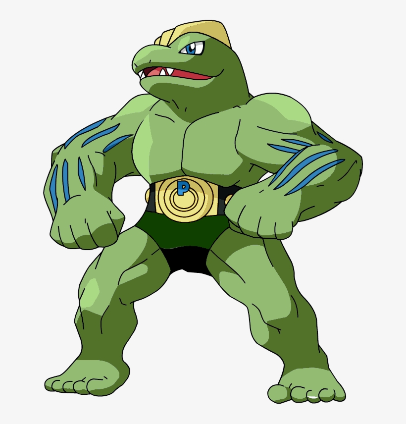 067 Machoke Shiny - Machoke And Machamp, transparent png #3222041