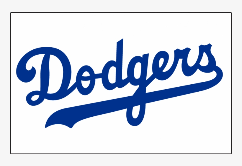 Los Angeles Dodgers Logos Iron Ons - Dodgers T Shirt White, transparent png #3222112