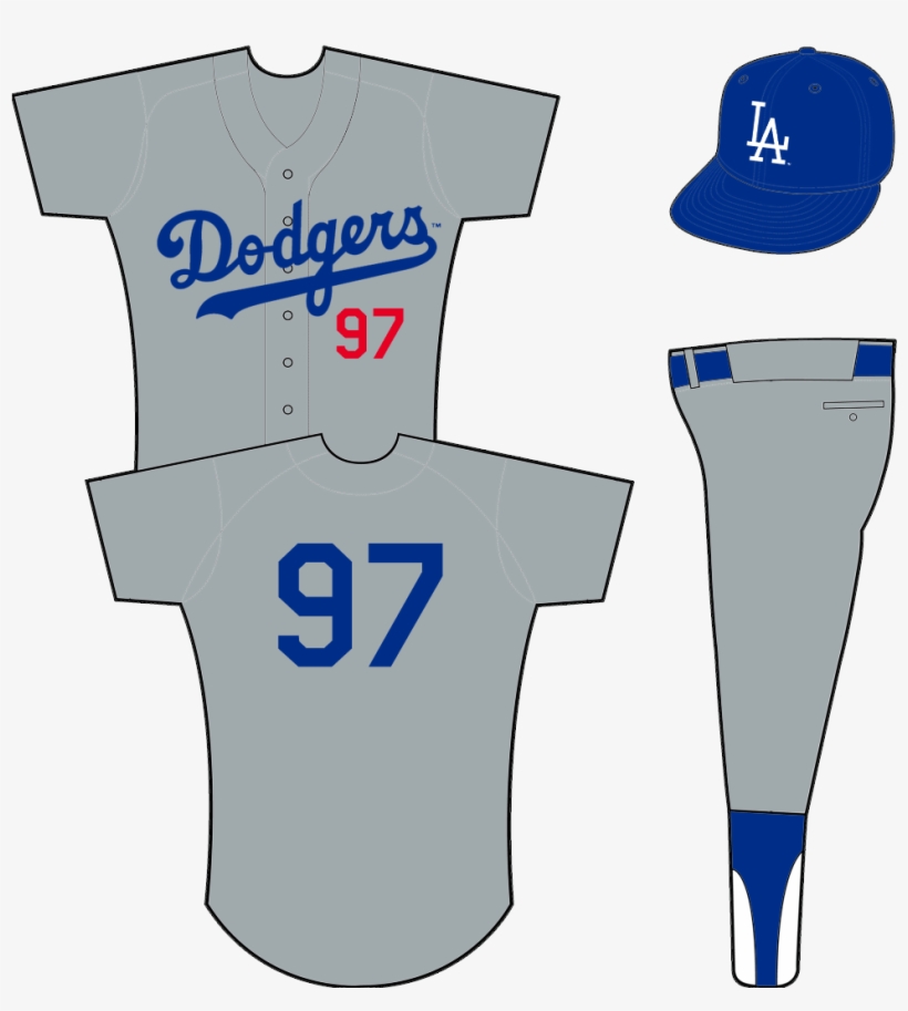 Los Angeles Dodgers - Montreal Expos Away Jersey - Free Transparent PNG ...