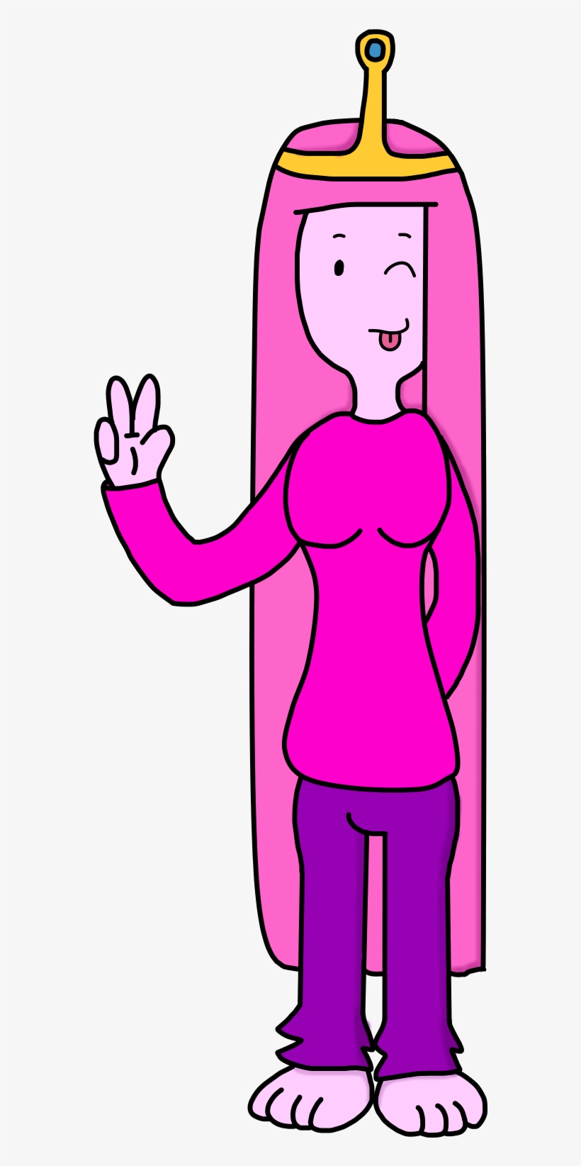 Princess Bubblegum By Tehmaster001 - Princess Bubblegum, transparent png #3222379