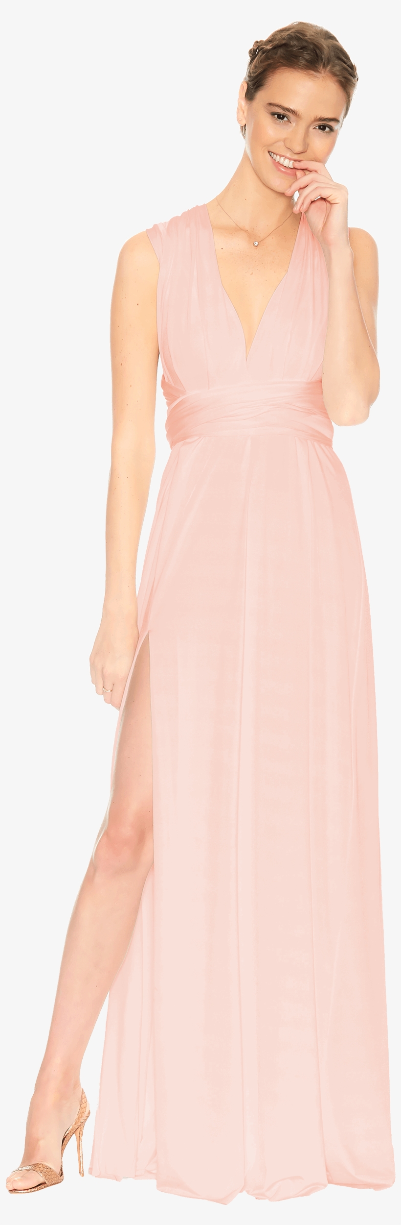 Two Birds Slit Dress, transparent png #3222425