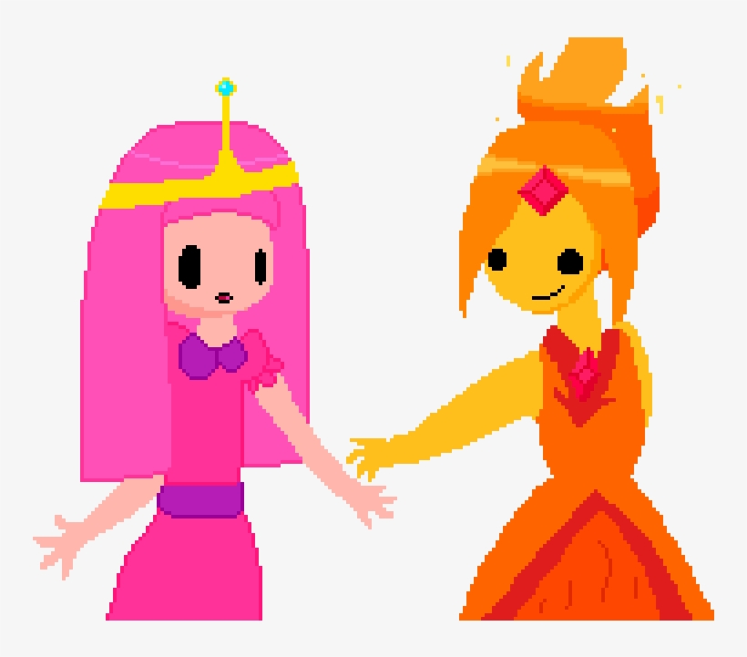 Princess Bubblegum And Flame Princess - Princess Bubblegum, transparent png #3222450