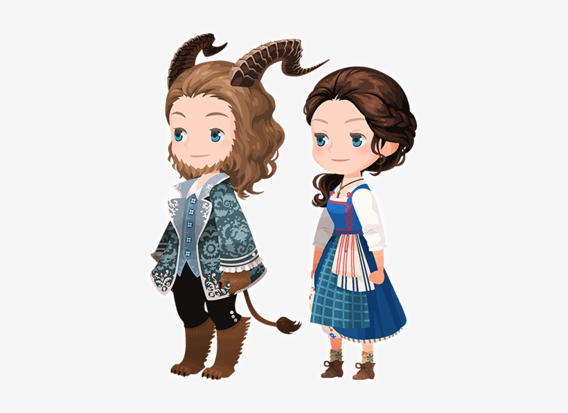 Khinsider On Twitter - Kingdom Hearts Beauty And The Beast, transparent png #3222643
