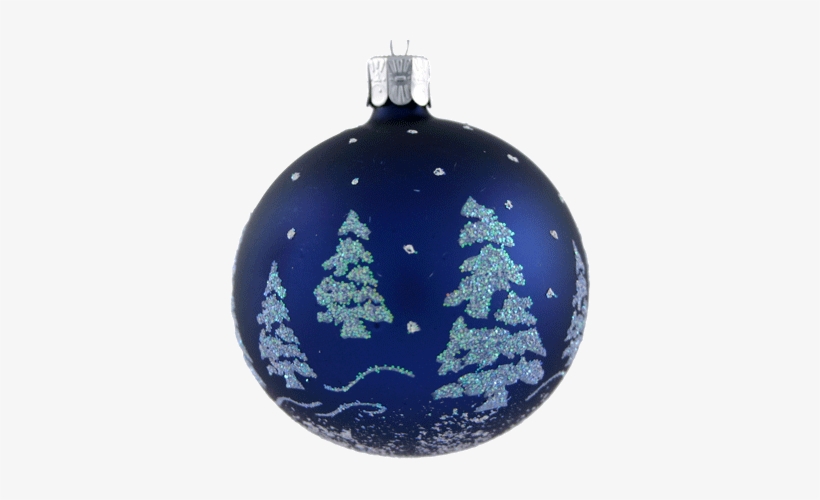 Ball Ornament, Blue - Christmas Ornament, transparent png #3223271