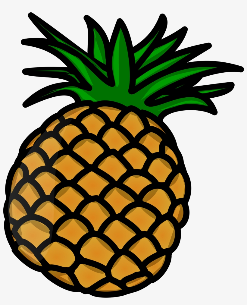 Tux Paint Pineapple - Pineapple Clip Art, transparent png #3223376