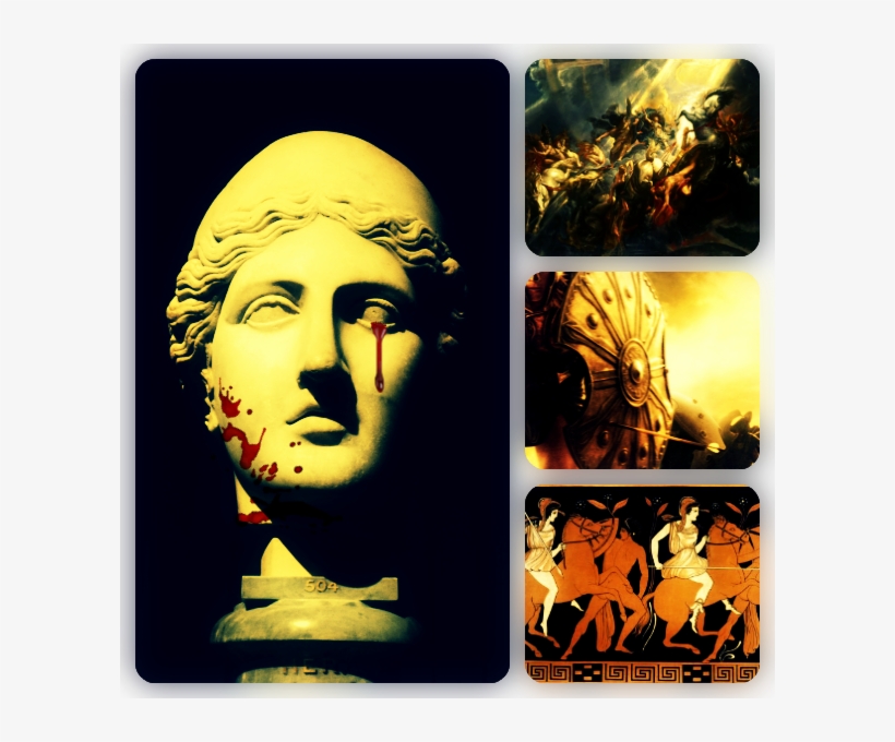 Image - Griechische Vasen-illustration Des 19. Grußkarte, transparent png #3223705