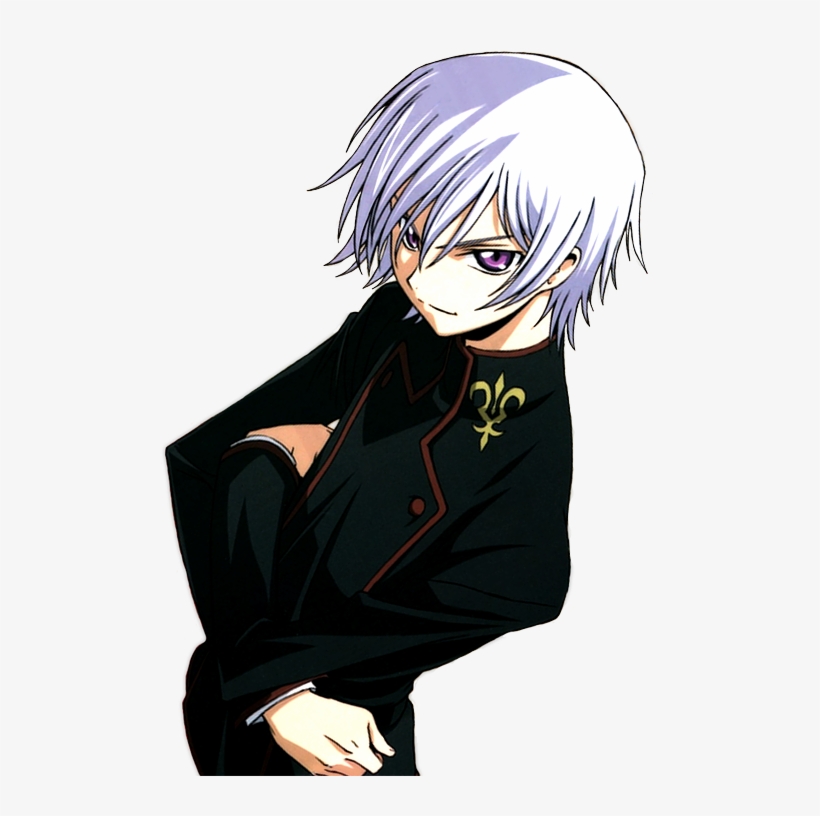 “ “ Transparent Lelouch Vi Britannia With White Hair - Code Geass White Hari, transparent png #3224318