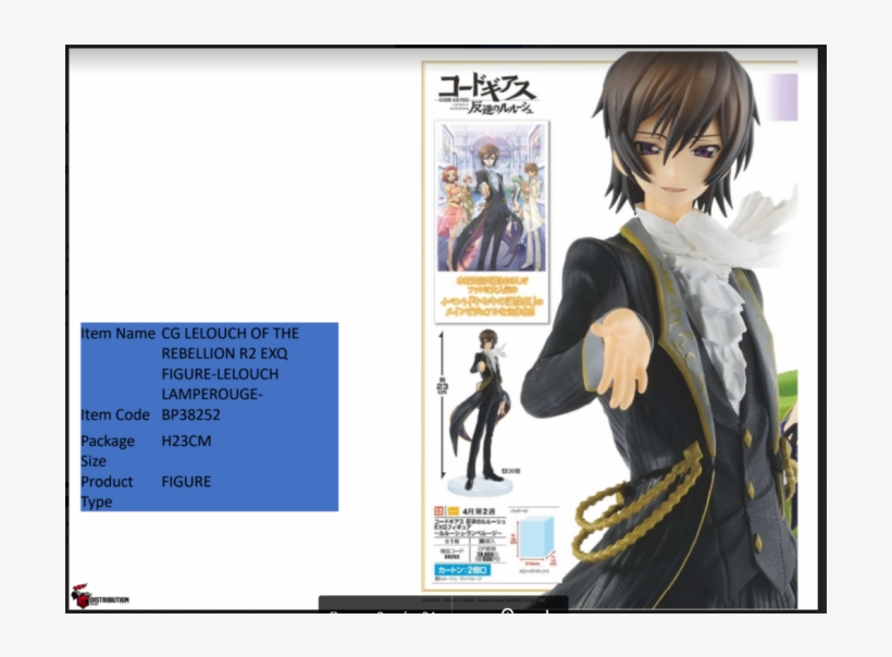 Exq Figure Code Geass, transparent png #3224490
