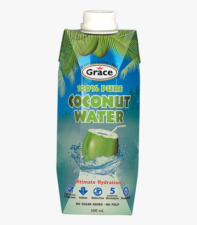 Simply Coconut Water - Grace Coconut Water 500ml, transparent png #3224543