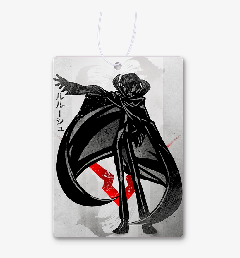 Crimson Lelouch Air Freshener - Displate, transparent png #3224697