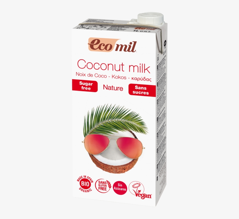 Ecomil Coconut Milk - No Added Sugar | Westminsterhealthstore.com, transparent png #3224749