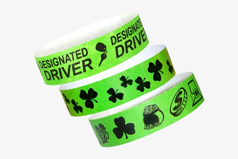 Patrick's Day Tyvek Wristbands In A Variety Of Designs, - Briefs, transparent png #3224827