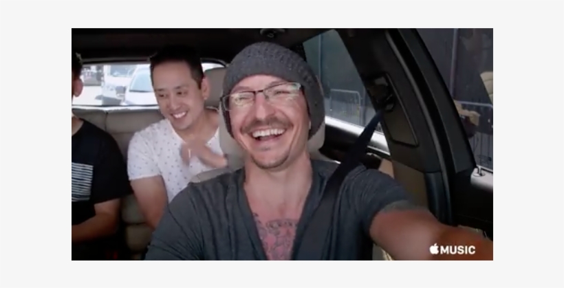 Chester Bennington Avec Son Groupe Linkin Park Et L'acteur - Family Car, transparent png #3225384