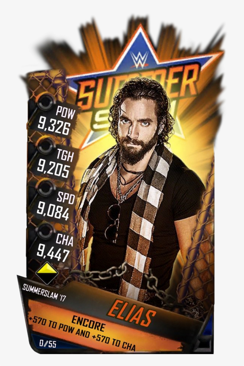 Supercard Elias S3 15 Summerslam17 - Wwe Supercard Jimmy Uso, transparent png #3225725