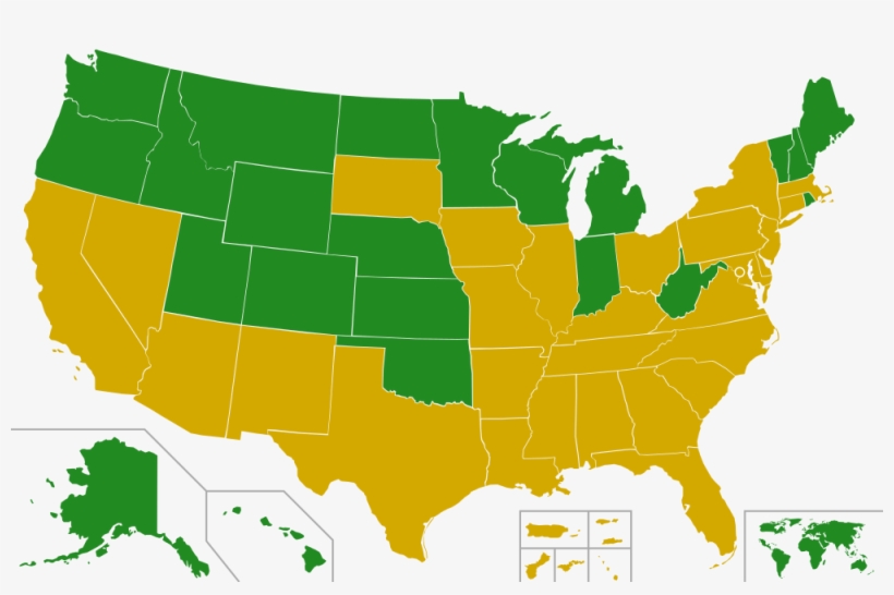 Bernie Sanders Hillary Clinton - Blue Map Of United States, transparent png #3225729