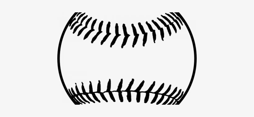 Softball Clipart Clear Background - Softball Clip Art Black And White, transparent png #3225915