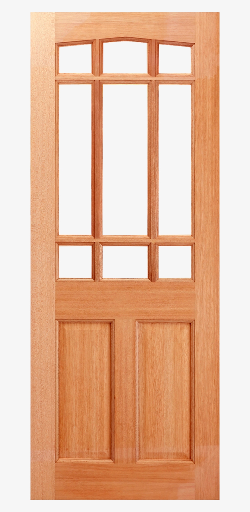 Downham Swept Head Hardwood Door Unglazed - Home Door, transparent png #3226225