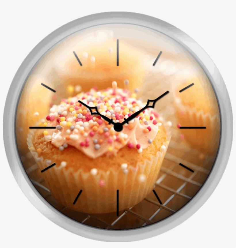 Sprinkles Falling On Frosted Cupcake - Cupcakes: Mit Liebe Gebacken - Lecker Garniert (wandkalender, transparent png #3226300