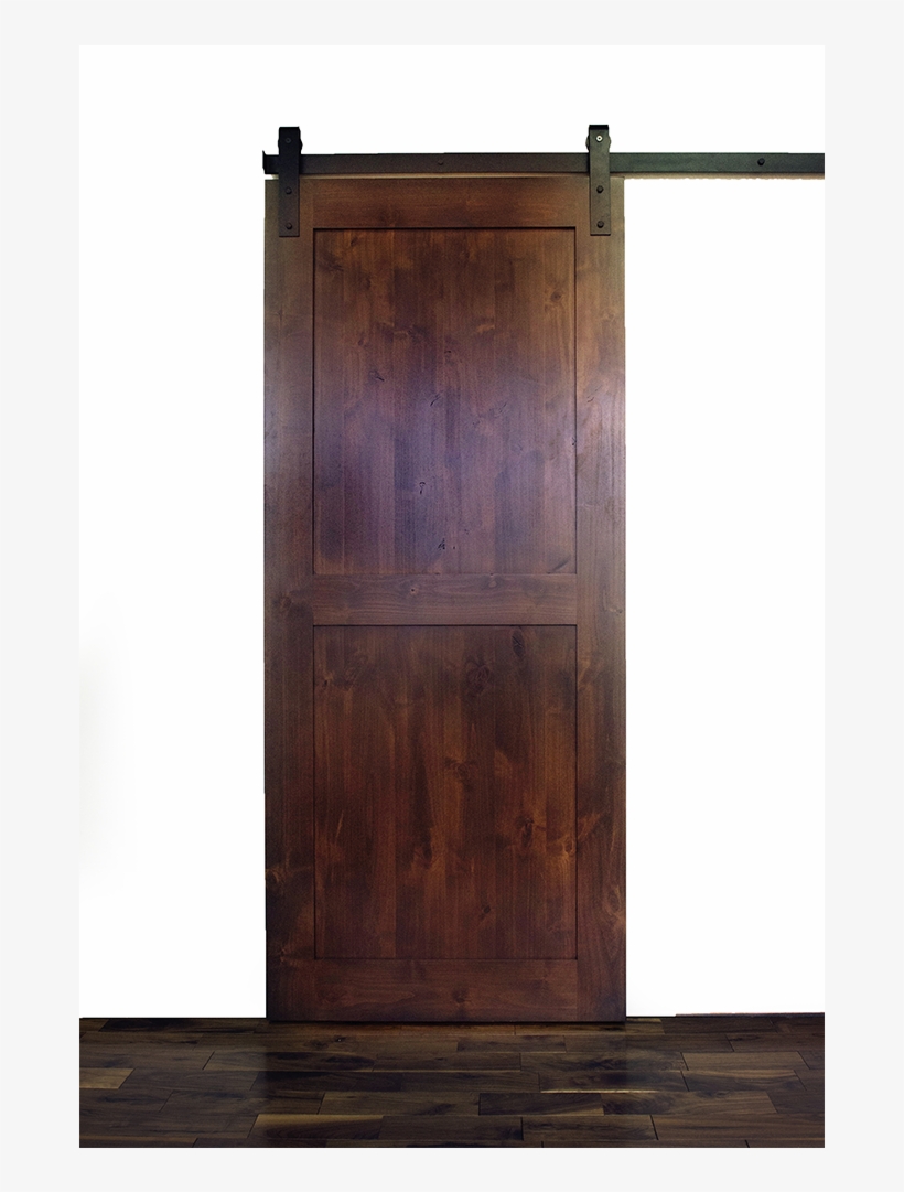 Krosswood Knotty Alder 2 Panel Solid Wood Core Interior - Interior Barn Door Png, transparent png #3226512
