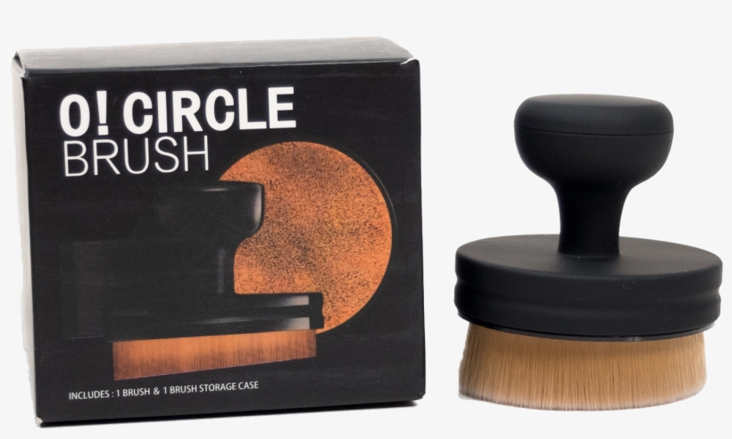 O'circle Brush - Circular Synthetic Foundation Makeup Brush Flat Angled, transparent png #3226554