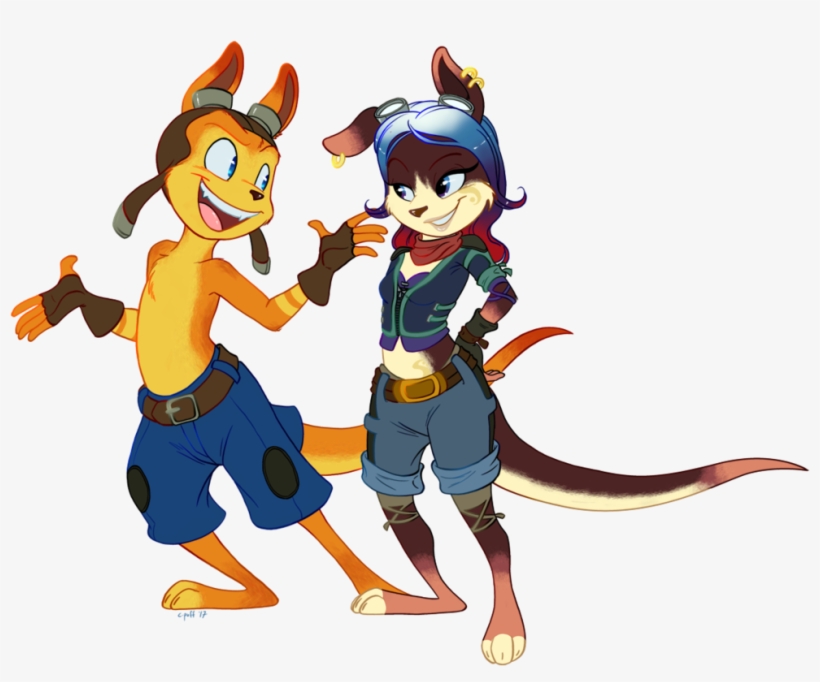 Daxter And Nasrin Rose By C-puff - Jak And Daxter, transparent png #3226632