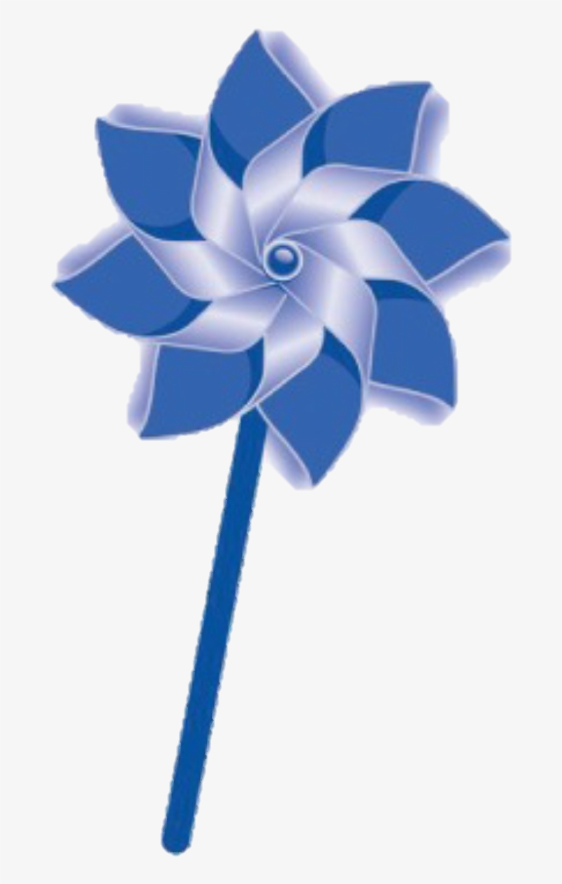 The Pinwheel Has Become The National Symbol For Child - Blue Pinwheel For Prevention, transparent png #3227229