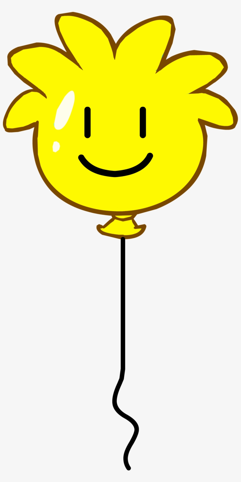 Yellow Puffle Balloon Icon - Smiley, transparent png #3227364