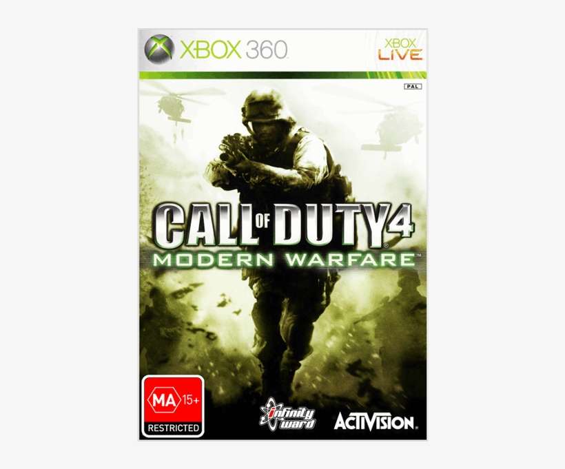 Call Of Duty 4 Modern Warfare Xbox 360 Pal, transparent png #3227520