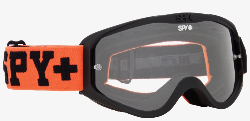 Cadet Mx Goggle - Spy Cadet Mx Ski Goggles Jersey Orange - Clear W/ Post, transparent png #3227614