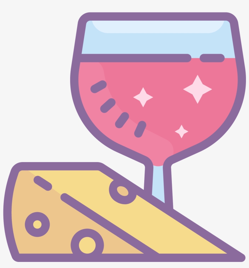 Food And Wine Icon - Food Icon Png Pink, transparent png #3228147