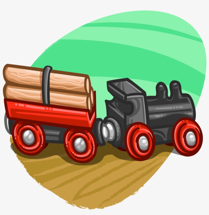 Toy Train - Illustration, transparent png #3228428