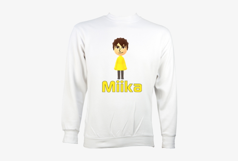 Mika & Nintendo Mii Sweater - Sweatshirt, transparent png #3228661