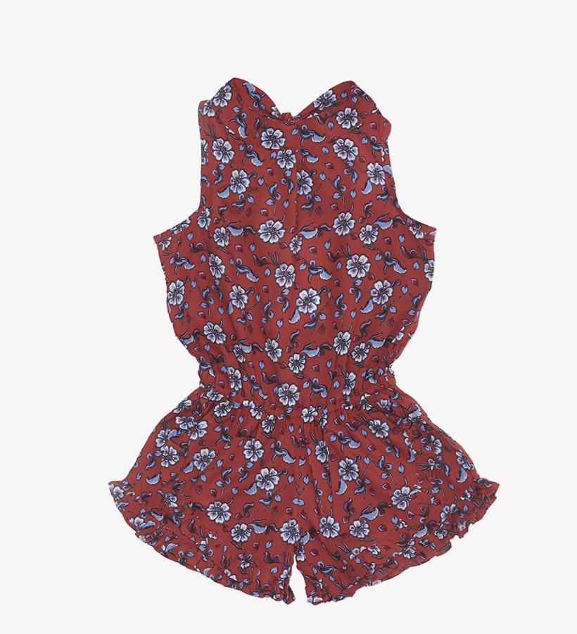 Mii Love Mu Neck Tie Jumpsuit - Blouse, transparent png #3228855